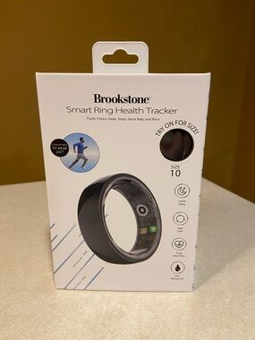 Brook stone smart ring health tracker size 10